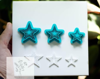 Christmas Star Cutter - Multiple Sizes - Polymer Clay Cutters