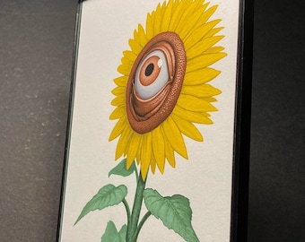 Sunflower - 4x6 Framed Print