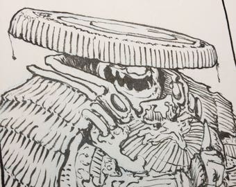 To Serve - Original Drawing