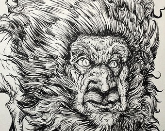 The Lion - Original Drawing