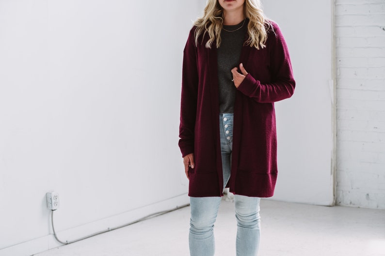 red cardigan canada