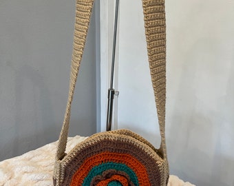 Granny square crochet tote bag