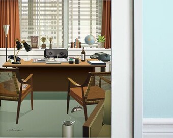 Don Draper's Office In Mad Men - A Retro Office Icon