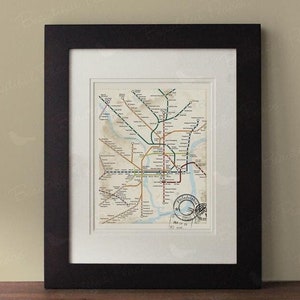 Philadelphia Karte, Rahmen nicht enthalten, Vintage inspirierte Karte, Philadelphia Wandkunst, rustikale Wanddekoration