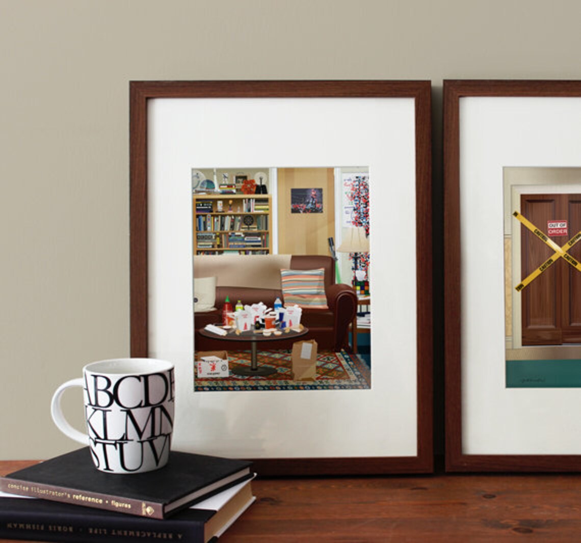 Sheldon and Leonard's Apartment the Big Bang Theory BBT Etsy