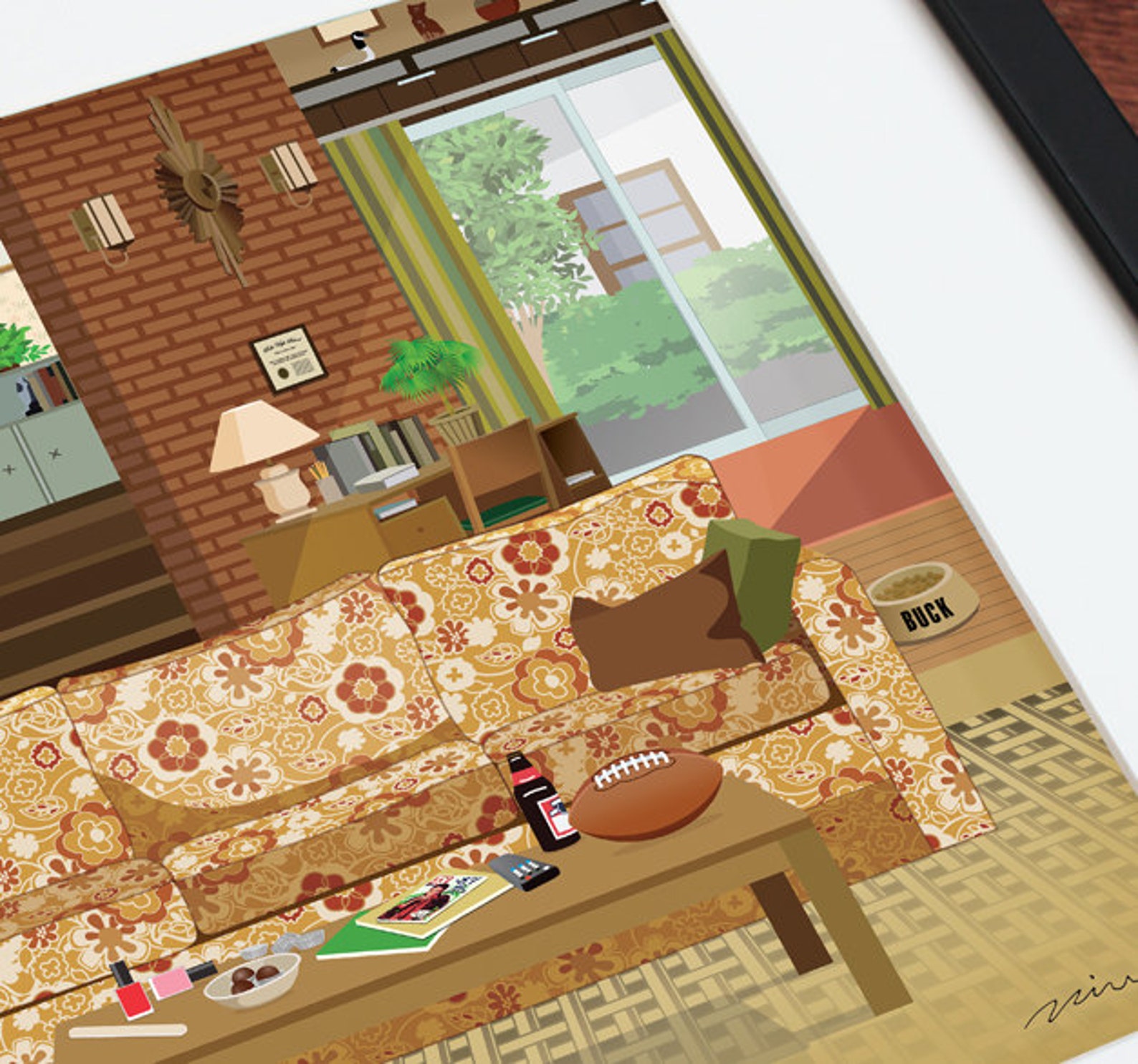 The Bundys Living Room Married... with Children Al Bundy Etsy