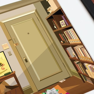 Carrie's Apartment Sex and the City Carrie Bradshaw Art - Etsy