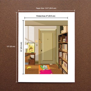 Carrie's Apartment Sex and the City Carrie Bradshaw Art - Etsy
