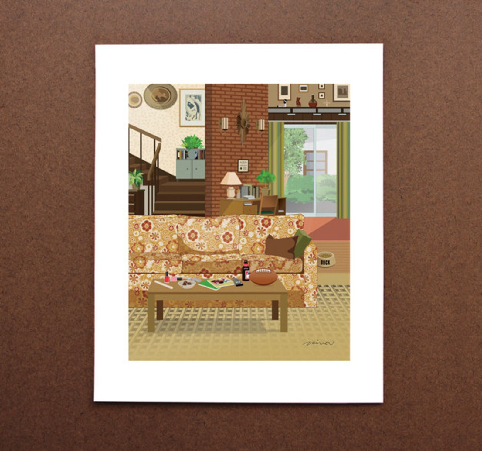 The Bundys Living Room Married... With Children Al Bundy Etsy