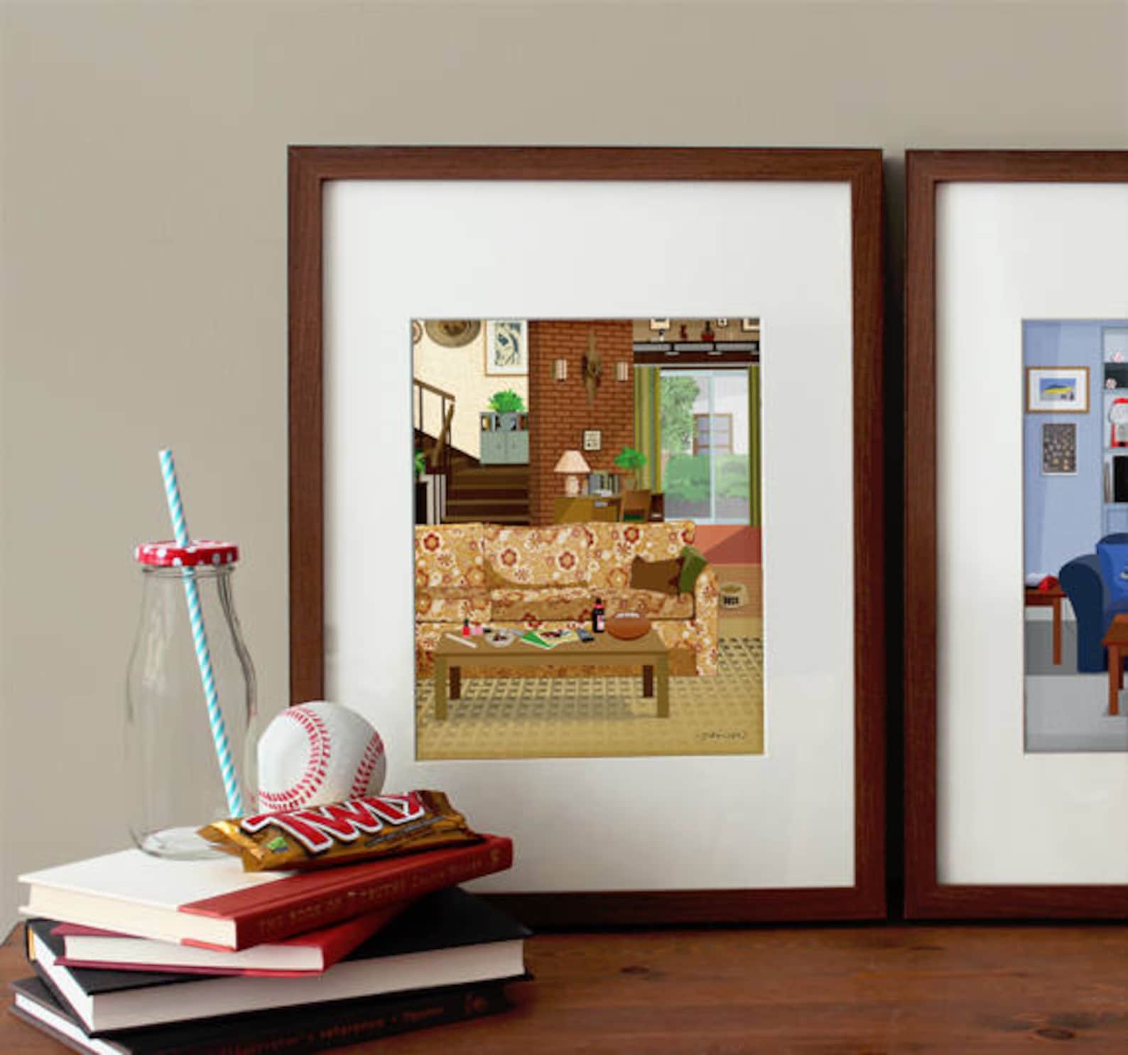 The Bundys Living Room Married... with Children Al Bundy Etsy