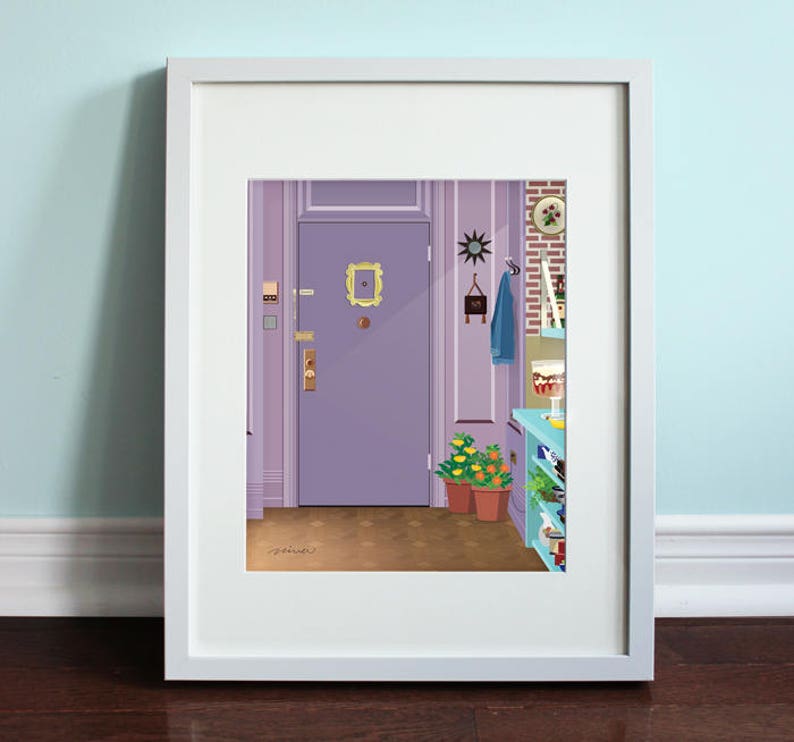 Monica S Apartment Front Door Friends Tv Show Image 0