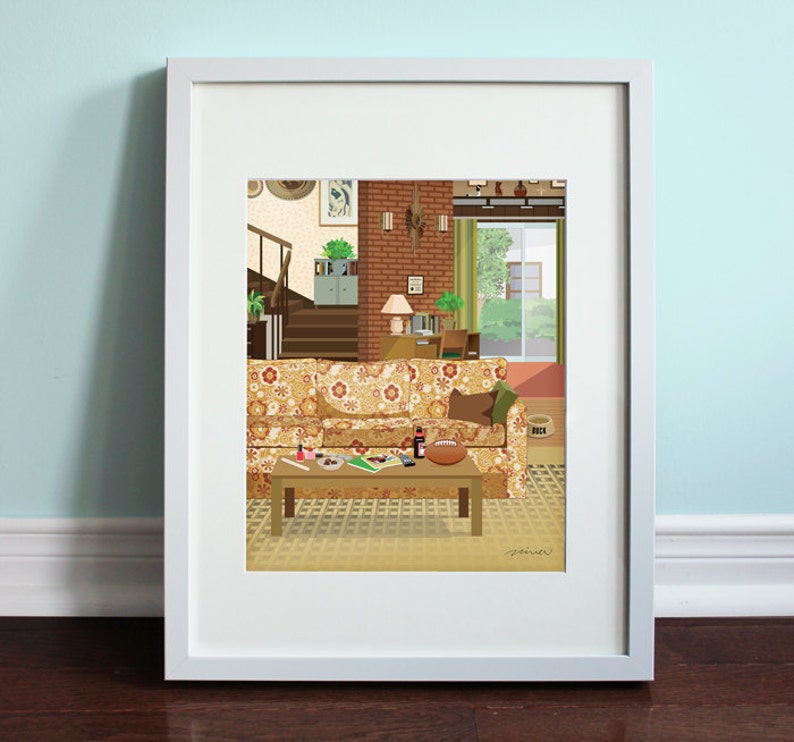 The Bundys Living Room Married... With Children Al Bundy Etsy
