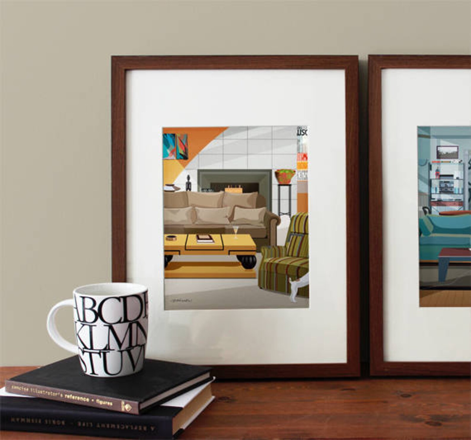 Frasier�s Apartment Art Print TV Frasier Etsy