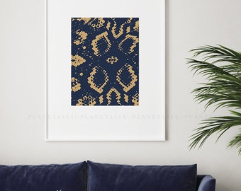Snake dierlijke Art Print, Marine kunst aan de muur, Snake Skin print poster modern decor, Marine zand muur print, Animalier kunst aan de muur, trending mode kunst