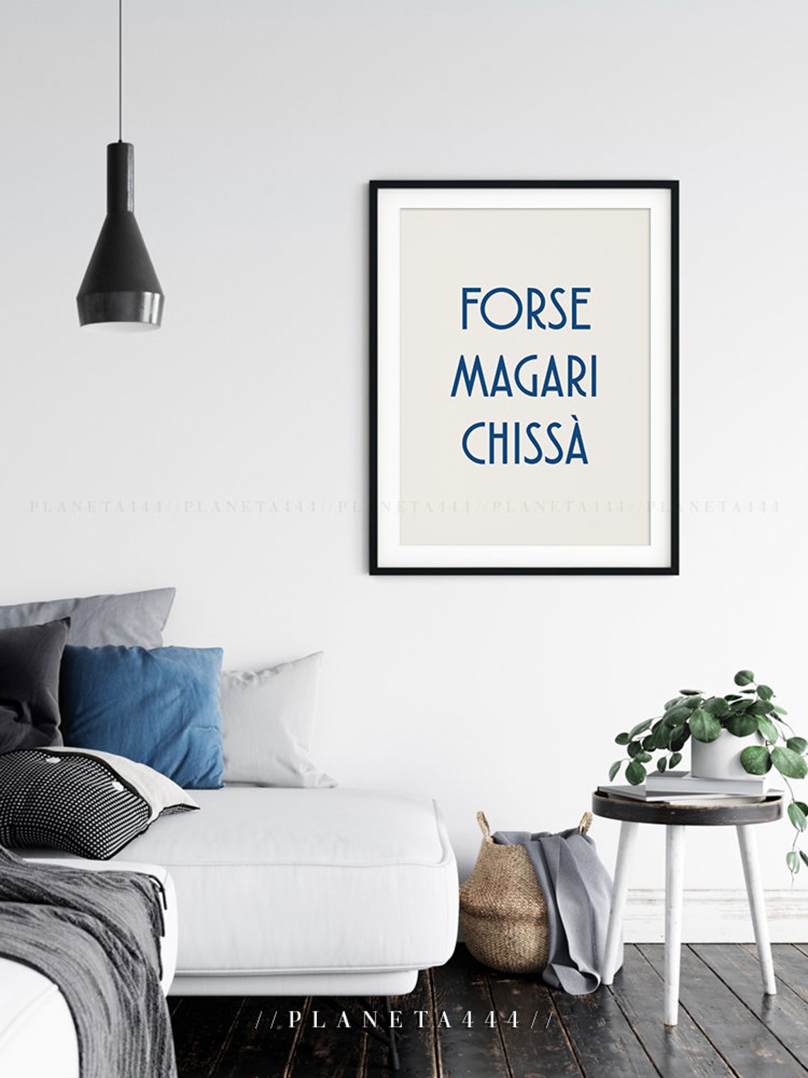 Forse Magari Chissà Italian Quote Print Italian Words Wall Etsy