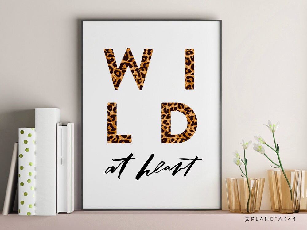 Wild At Heart Animal Print Button Down