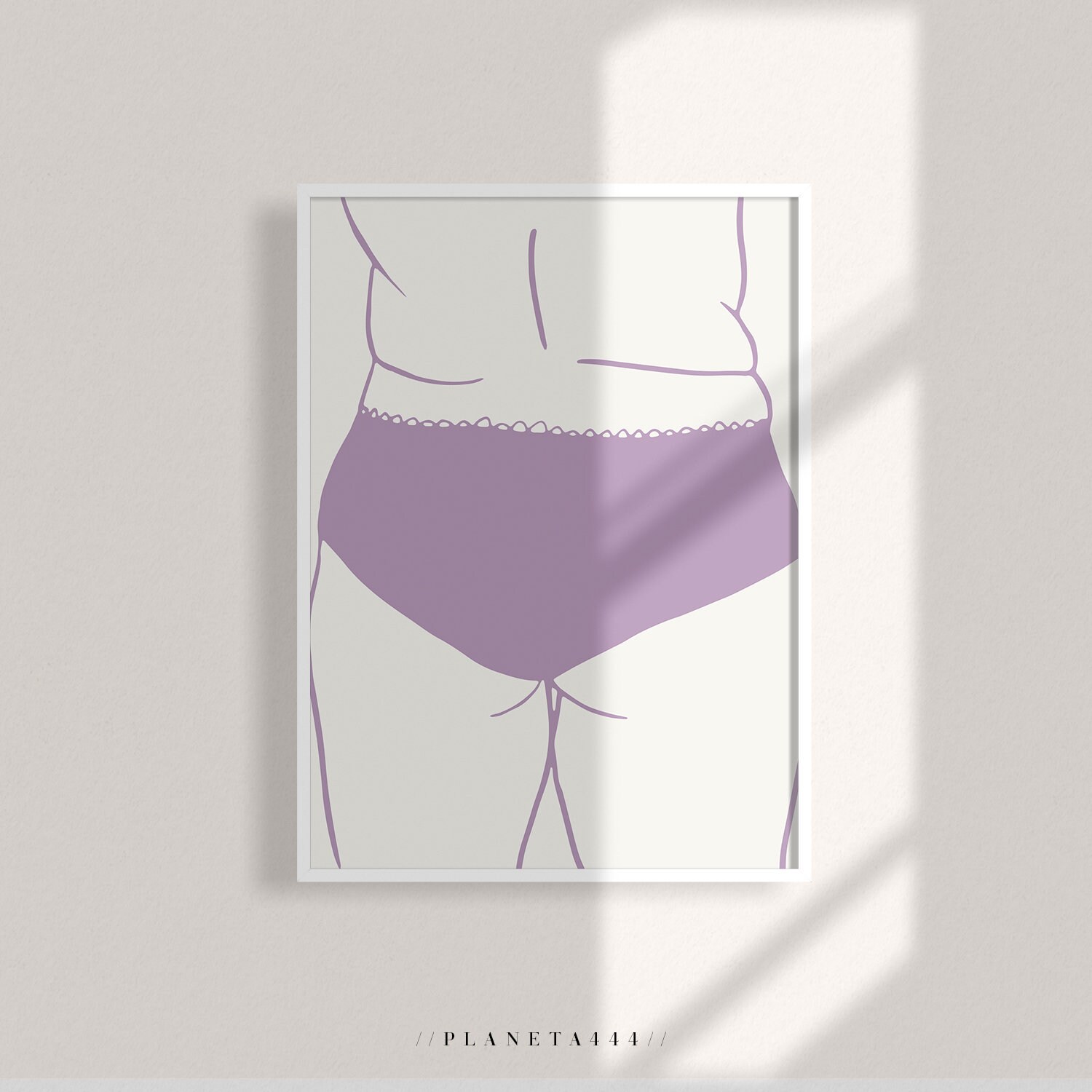 Body Positive Art Print Curvy Female Underwear Wall Art Plus Size Model  Poster Feminine Nude Panties Line Art Selflove Modern Minimal Print -   Norway