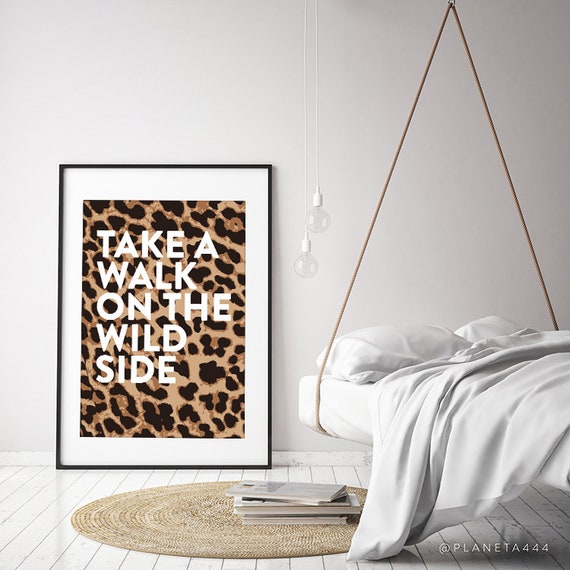 Take A Walk On The Wild Side Animalier Decor Leopard Print Etsy