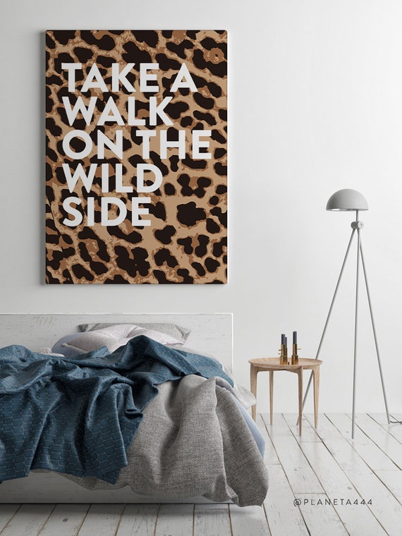 Take A Walk On The Wild Side Animalier Decor Leopard Print Etsy