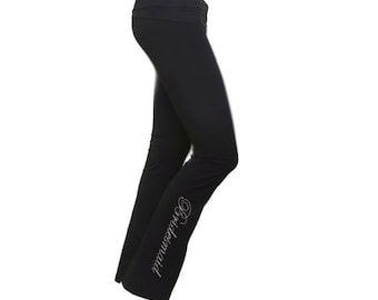 Bruidsmeisje Yoga broek. Bruidsmeisjes zwart vouw Over Yoga broek. Aangepaste bruidsmeisjes trainingsbroek. Bruidsmeisje Yoga broek. Bruidsmeisjes Gift