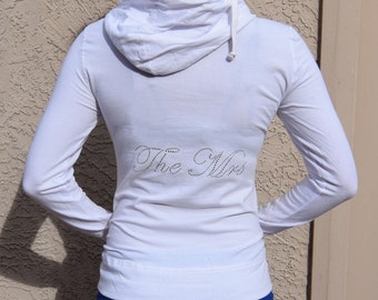 The Mrs Hoodie . The New Mrs Zip Up . The Mrs Jacket . Bride Jacket . Honeymoon Attire . Bride Gift