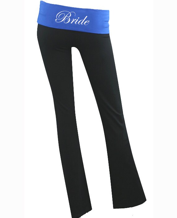 bride yoga pants