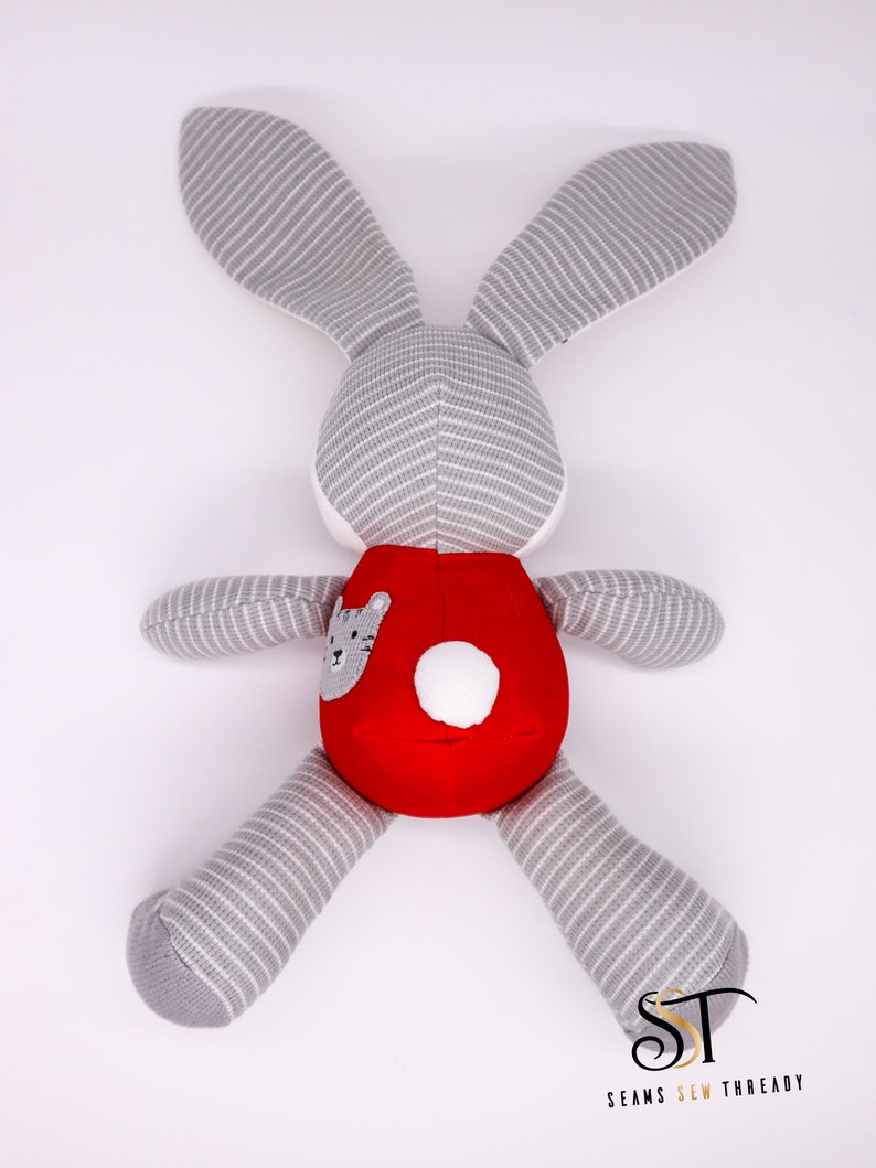 Keepsake Bunny Rabbit Memory Bear / Personalized Stuffed | Etsy