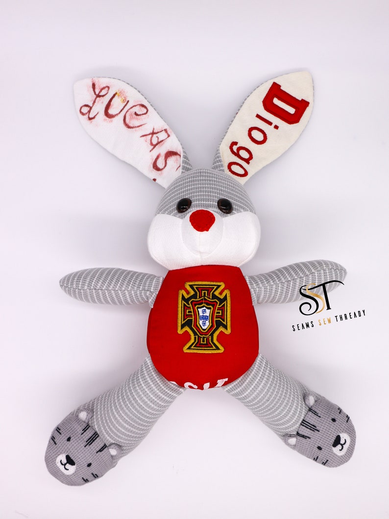 Keepsake Bunny Rabbit Memory Bear / Personalized Stuffed | Etsy