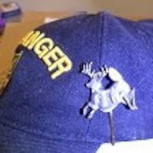 New  Flag W/T Buck Hat Clip