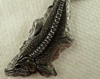 New Fish Fossil pendant