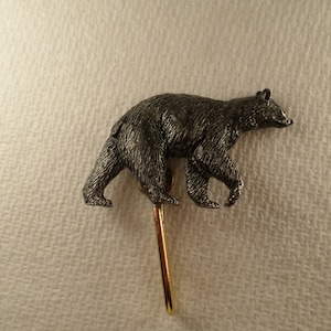 New Black Bear Hat Clip