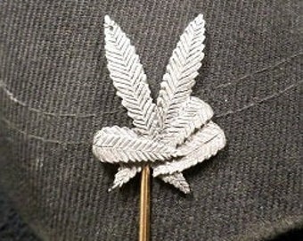 pot leaf peaces Hat clip