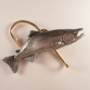 New  Coho Salmon Hat Hook