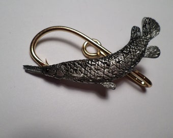 Longnose Gar Body fish  Hat Hook