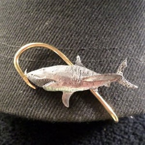 New..Tiger Shark Hat Hook
