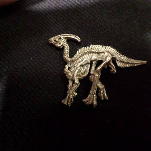 Parasaurolophus  skeleton pendant