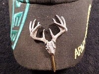 W/T Buck Skull Hat Clip