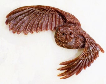 New Great Horned Owl " Looking " New Design