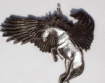 Pegasus the  &quot;  Winged Horse &quot;.   ..New Design Hand Carved