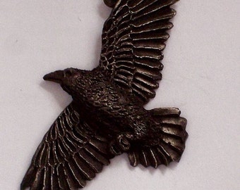 Raven on the wind     New Design Hand Carved