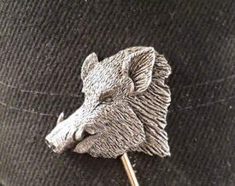 Hat Hook,Clip {  Wild Boar head}