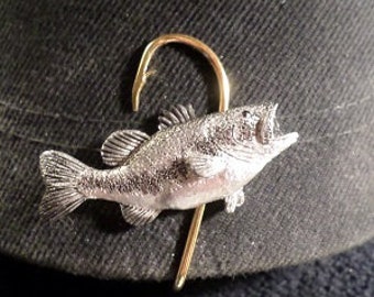 Nuevo anzuelo para sombrero de lubina negra