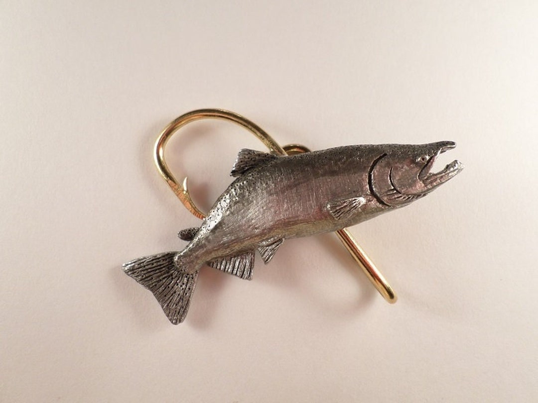 New Coho Salmon Hat Hook Etsy