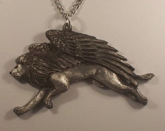 New  Design.....Majestic Winged  guardian....Pendent