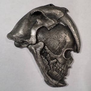 Saber tooth / Human Skull  Pendant