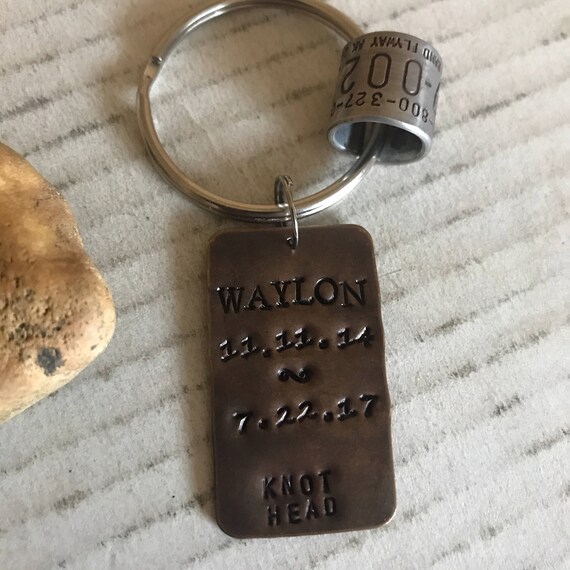 Items similar to Duck or Hunting dog memorial, Dad Keychain Hand