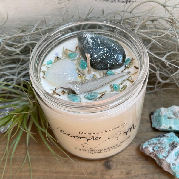 Scorpio Candle Etsy