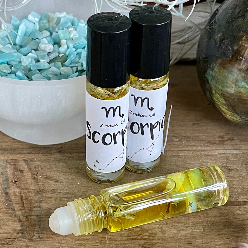 CRYSTAL INFUSED ZODIAC PERFUME - 1.7OZ - SCORPIO main image 0