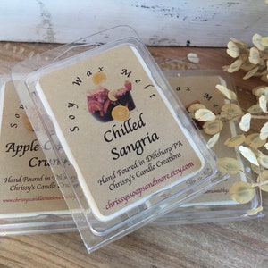 Soy Wax Melts - Choose your Scent - Wax Melts for Warmer - Handmade Wax Tart - Soy Wax - Wax Cubes - Clamshell Melts