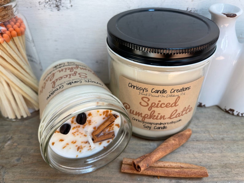 Spiced Pumpkin Latte Candle - Thumbnail 3